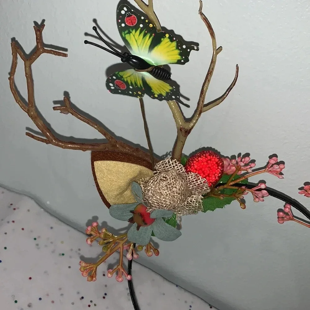 Women Girls Christmas Fairy Tale Flower Christmas headband.